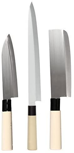 JapanBargain, Set of 3 Japanese Knives: Best Affordable Japanese Knives Set